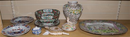 Dresden vase and other ceramics